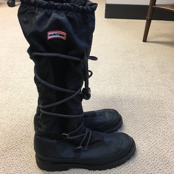black leather weatherproof women's summit boots